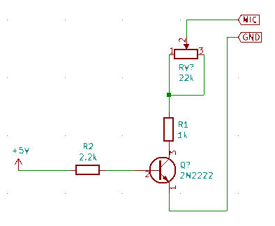 Test trigger avec potentiomètre et résistance